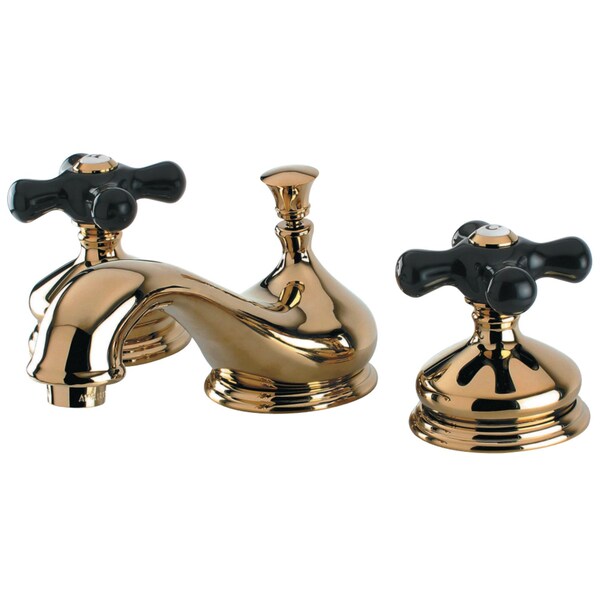 KS1162PKX Duchess Widespread Bathroom Faucet W/ Brass Pop-Up, Brass